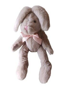 Sasco Kellogg's Gray Sitting Promo Easter Rabbit VTG 1997 Plush Bunny Plush